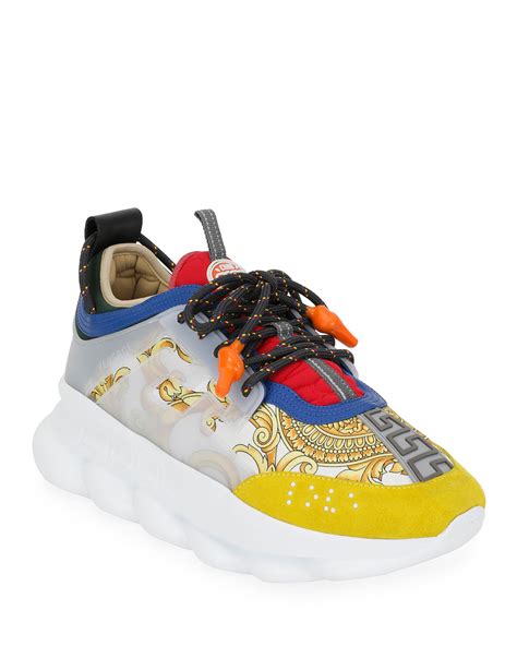 chain reaction versace shoes|authentic versace chain reaction sneakers.